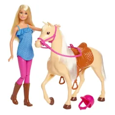 Barbie Jahalni komplet z lutko - Mattel slika 4