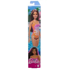 Barbie Plaža punčka v barvnem, cvetličnem kopalnem kostumu - Mattel