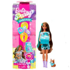 Barbie: Presenečenje zabavne punčke s psom Corgi - Mattel