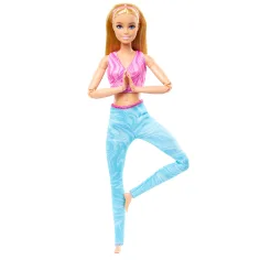 Barbie: Prilagodljiva joga punčka z blond lasmi - Mattel slika 2