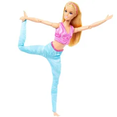 Barbie: Prilagodljiva joga punčka z blond lasmi - Mattel slika 3
