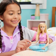 Barbie: Prilagodljiva joga punčka z blond lasmi - Mattel slika 6