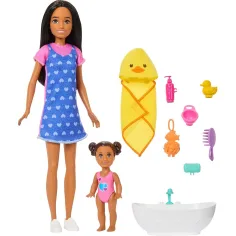 Barbie punčka v obleki s srčki - Mattel slika 2