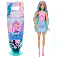 Barbie Reveal dišeča Shaker serija turkizna lasulja punčka z meduzo figurico - Mattel
