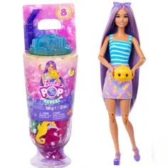 Barbie Reveal dišeči Shaker serija z dekle z vijoličnimi lasmi in morskim konjičkom - Mattel