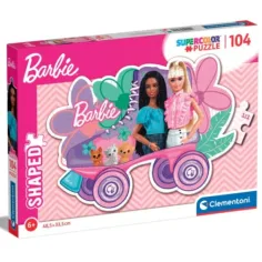 Barbie rolerji Supercolor 104-delni puzzle - Clementoni