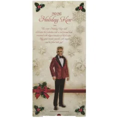 Barbie: Signature Holiday 2026 Ken zbirateljska lutka 32 cm - Mattel slika 6