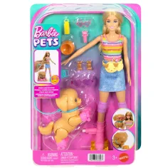 Barbie Sprehajalec Psov na Rolerkah - Blondinka - Mattel