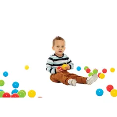 Barvna žoga v mreži 60kos - D-Toys slika 2