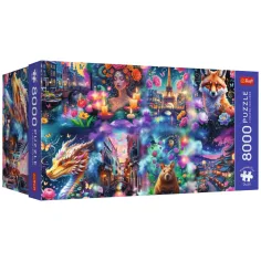 Barvni svet premium 8000 delni puzzle – Trefl