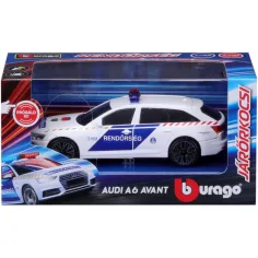 Bburago: Audi A6 sireneči madžarski policijski avto 1/43