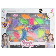 Beads Design: Set biserov za izdelavo nakita 500+ barvnih in bleščečih biserov