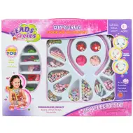 Beads Series: Set za izdelavo nakita 500+ barvnih biserov in naglavni trak