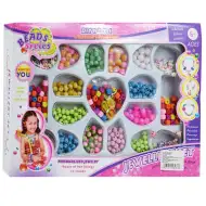 Beads Series: Set za izdelavo nakita 500+ barvnih biserov