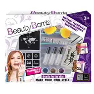 Beauty World: Beauty Bomb tetovaže z bleščicami kreativni set s sončnimi očali