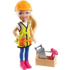 Berbie: Chelsea zidarka karierna lutka 15cm - Mattel slika 2