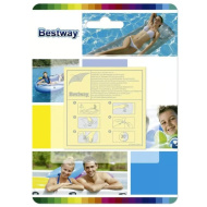 Bestway: Komplet za popravilo obližev 6,5x6,5 cm, 10 kosov