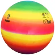 BioBall gumijasta žoga z mavričnim vzorcem premera 23cm