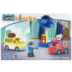 Blocks: Prometni policist Gradbena igrača 17-delni komplet slika 2