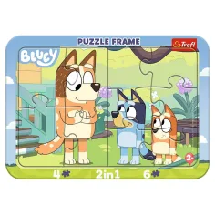 Bluey 2 v 1 okvirni otroški puzzle - Trefl slika 1