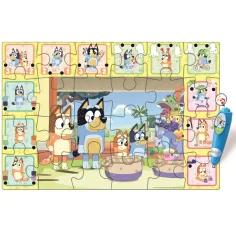 Bluey in prijatelji interaktivni 24-delni talni puzzle - Clementoni slika 3