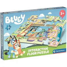 Bluey in prijatelji interaktivni 24-delni talni puzzle - Clementoni