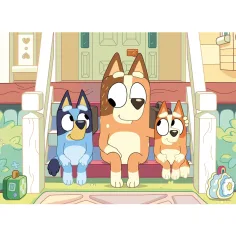 Bluey kužki na stopnicah 2 v 1, 24-delni puzzle in pobarvanka, 35x25 cm - Lisciani slika 2