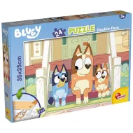 Bluey kužki na stopnicah 2 v 1, 24-delni puzzle in pobarvanka, 35x25 cm - Lisciani