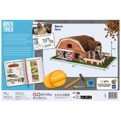 Brick Trick gradimo iz opeke: Kmetija 130-delni gradbeni set - Trefl slika 2