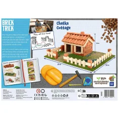 Brick Trick gradimo iz opeke: Koča 85 delni gradbeni set - Trefl slika 2
