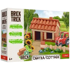 Brick Trick gradimo iz opeke: Koča 85 delni gradbeni set - Trefl slika 1