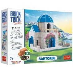 Brick Trick gradimo iz opeke: Santorini 210 delni gradbeni set - Trefl slika 1