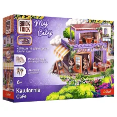 Brick Trick iz opeke gradimo: My City Kavarna 50 delni gradbeni set - Trefl slika 1