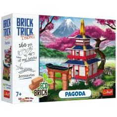 Brick Trick iz opeke gradimo: Pagoda 160 delni gradbeni set - Trefl slika 1