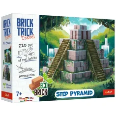 Brick Trick iz opeke gradimo: Stopničasta piramida 210 delni gradbeni set - Trefl slika 1