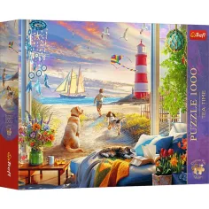 Čajni čas Poletna sapica 1000-delni premium puzzle - Trefl