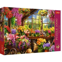 Čajni čas Pomladno pripravljanje 1000-delni premium puzzle - Trefl slika 1
