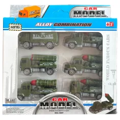 Car Model: 6-delni set vojaških avtomobilčkov slika 3