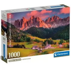 Čarobni dolomiti 1000 delni HQC puzzle s plakatom - Clementoni