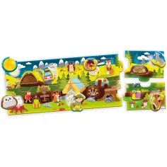 Carotina baby: Gozdni panoramski puzzle, 24 kosov - Lisciani slika 2
