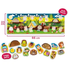 Carotina baby: Gozdni panoramski puzzle, 24 kosov - Lisciani slika 3