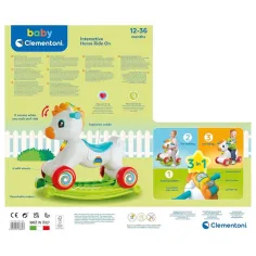 Clementoni Baby: 3 v 1 interaktivni gugalnica poni slika 4