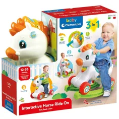 Clementoni Baby: 3 v 1 interaktivni gugalnica poni