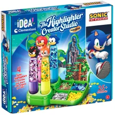 Ideja! Ježek Sonic označevalec besedila ustvarjalni set - Clementoni