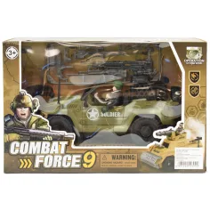 Combat Force 9: Vojaško terensko vozilo z vojakom in orožji 22 cm slika 6