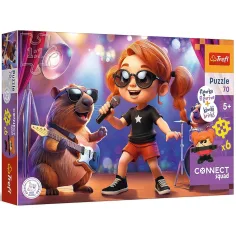 Connect Sue 70-delni puzzle figurico in 6 gradbenimi kockami - Trefl slika 1