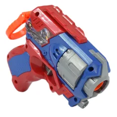 Cool Soft Bullet Gun: Manjše orožje za spužvaste naboje z naboji v modro-rdeči barvi 14 cm slika 3