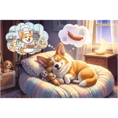 Corgijeva sanjska dežela 60-delni puzzle - Trefl slika 2