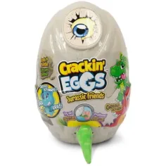 Crackin Eggs Jurassic Friends plišasti dinozaver v treh različicah