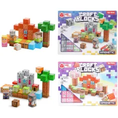 Craft Blocks magnetna gradbena igrača, 48 kosov – v dveh različicah slika 3